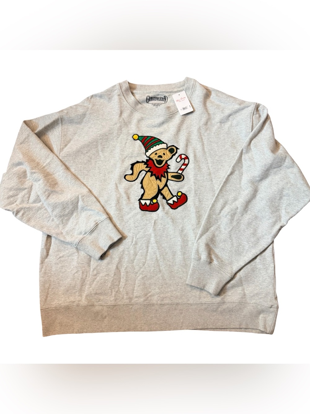 NWT- Lucky Brand Grateful Dead Santa Bear Sweatshirt XXL